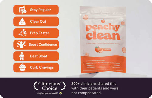 Peachy Clean™ Sugar-Free Pre+Probiotic Fiber Gummies